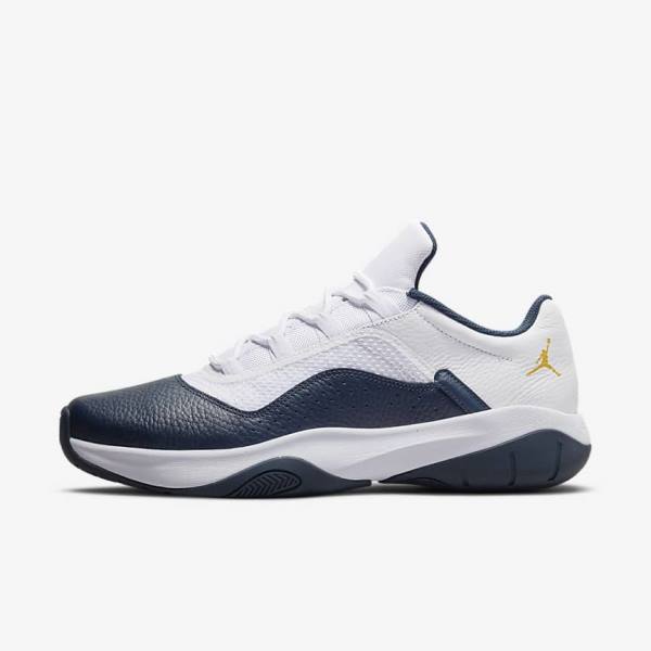 Scarpe Da Ginnastica Uomo Nike Air Jordan 11 CMFT Low Bianche Blu Marino | NK486XSE