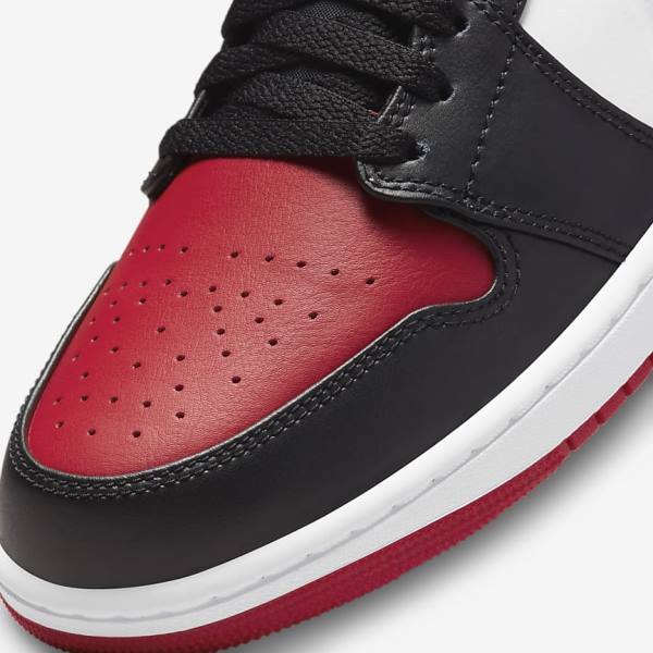 Scarpe Da Ginnastica Uomo Nike Air Jordan 1 Low Rosse Nere Bianche | NK567DSK