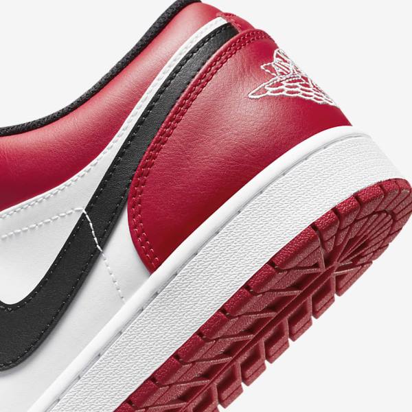 Scarpe Da Ginnastica Uomo Nike Air Jordan 1 Low Rosse Nere Bianche | NK567DSK