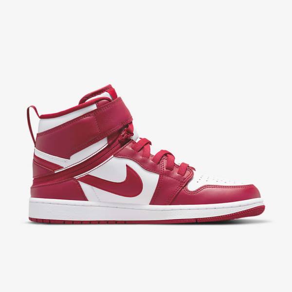 Scarpe Da Ginnastica Uomo Nike Air Jordan 1 Hi FlyEase Rosse Bianche | NK683HTO