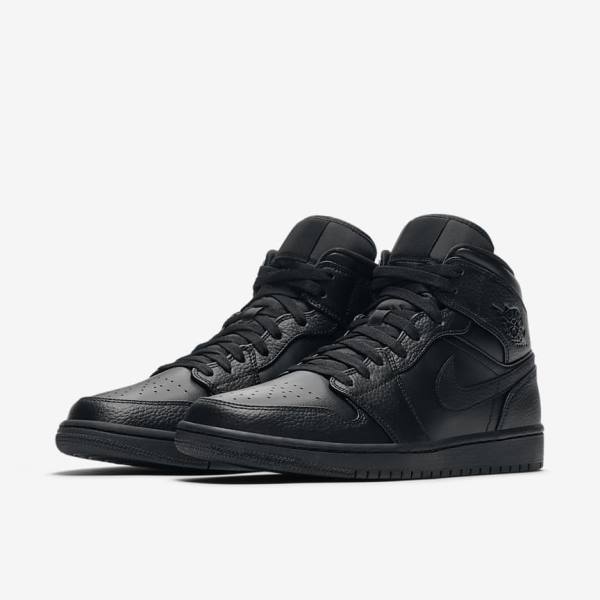 Scarpe Da Ginnastica Uomo Nike Air Jordan 1 Mid Nere | NK941OHZ