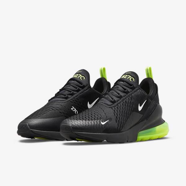 Scarpe Da Ginnastica Uomo Nike Air Max 270 Nere Argento Bianche | NK698CMK