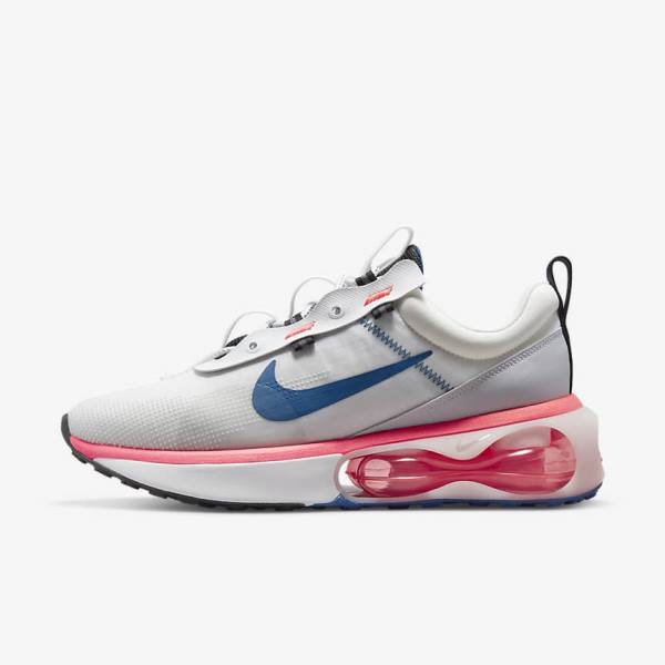 Scarpe Da Ginnastica Uomo Nike Air Max 2021 Bianche Rosse Nere Blu | NK718KFC