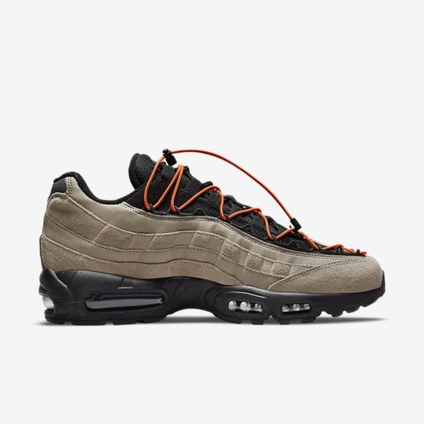 Scarpe Da Ginnastica Uomo Nike Air Max 95 Khaki Arancioni Nere | NK065NWH