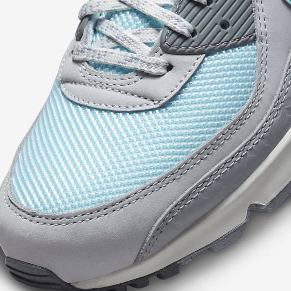 Scarpe Da Ginnastica Uomo Nike Air Max 90 Grigie Platino | NK075ECD