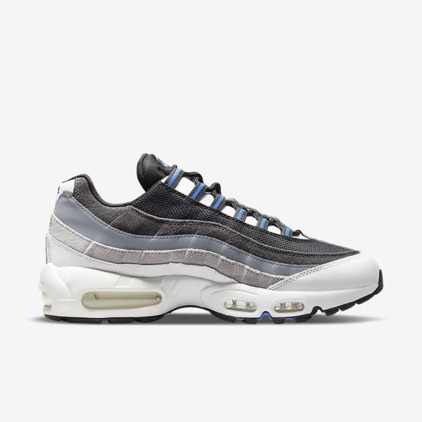 Scarpe Da Ginnastica Uomo Nike Air Max 95 Nere Grigie Scuro Blu | NK197WDG