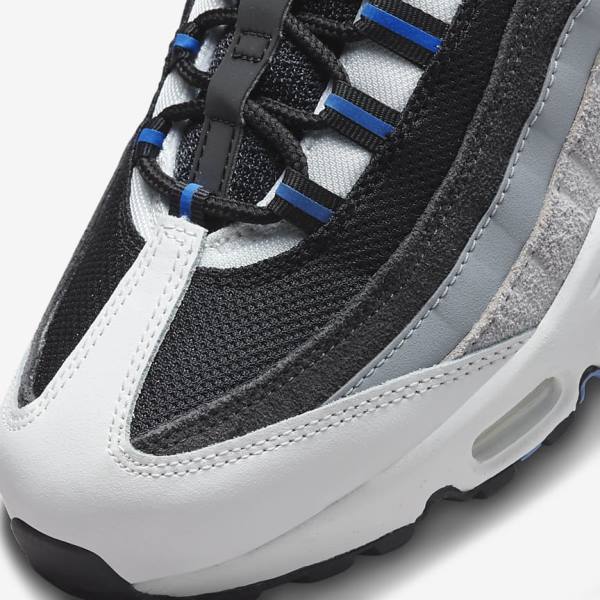 Scarpe Da Ginnastica Uomo Nike Air Max 95 Nere Grigie Scuro Blu | NK197WDG