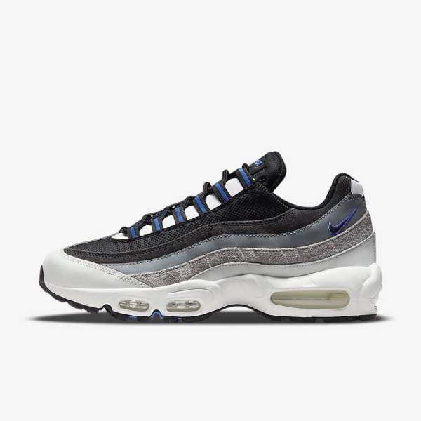 Scarpe Da Ginnastica Uomo Nike Air Max 95 Nere Grigie Scuro Blu | NK197WDG