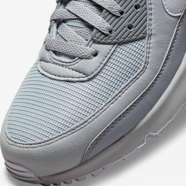 Scarpe Da Ginnastica Uomo Nike Air Max 90 Grigie Bianche | NK248XYL