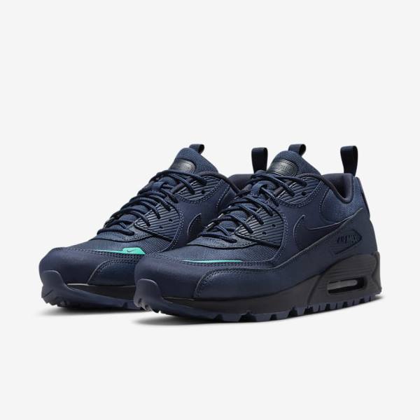 Scarpe Da Ginnastica Uomo Nike Air Max 90 Surplus Blu Marino Ossidiana | NK281SZL