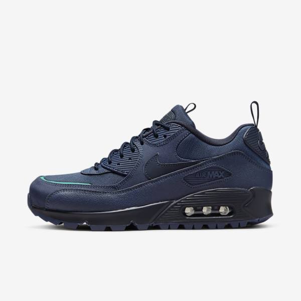 Scarpe Da Ginnastica Uomo Nike Air Max 90 Surplus Blu Marino Ossidiana | NK281SZL