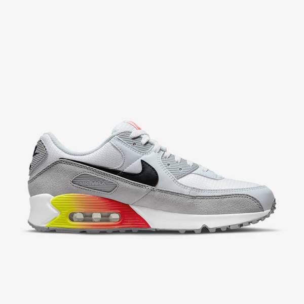 Scarpe Da Ginnastica Uomo Nike Air Max 90 Air Max Month Grigie Rosse Chiaro Nere | NK498EQJ