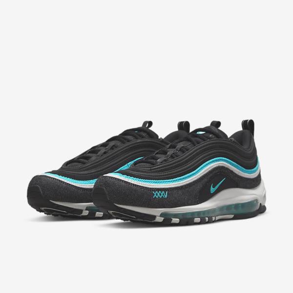 Scarpe Da Ginnastica Uomo Nike Air Max 97 SE Nere Bianche Verde Acqua | NK857QZX