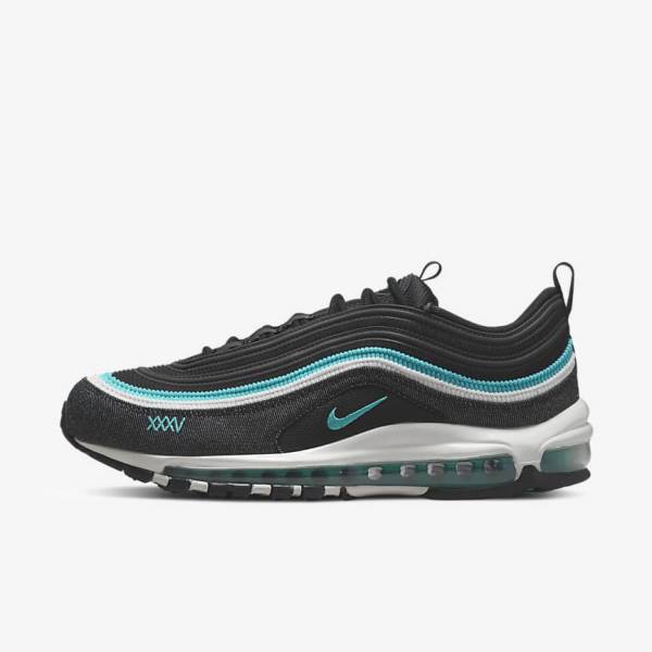 Scarpe Da Ginnastica Uomo Nike Air Max 97 SE Nere Bianche Verde Acqua | NK857QZX