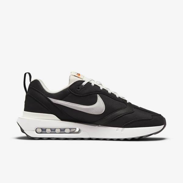 Scarpe Da Ginnastica Uomo Nike Air Max Dawn Nere Metal Argento Arancioni Bianche | NK739WYG