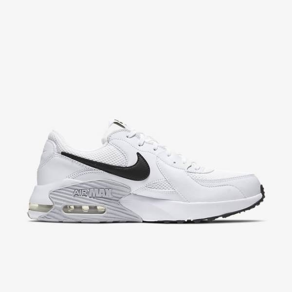 Scarpe Da Ginnastica Uomo Nike Air Max Excee Bianche Platino Nere | NK948FAG