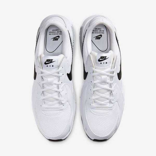 Scarpe Da Ginnastica Uomo Nike Air Max Excee Bianche Platino Nere | NK948FAG