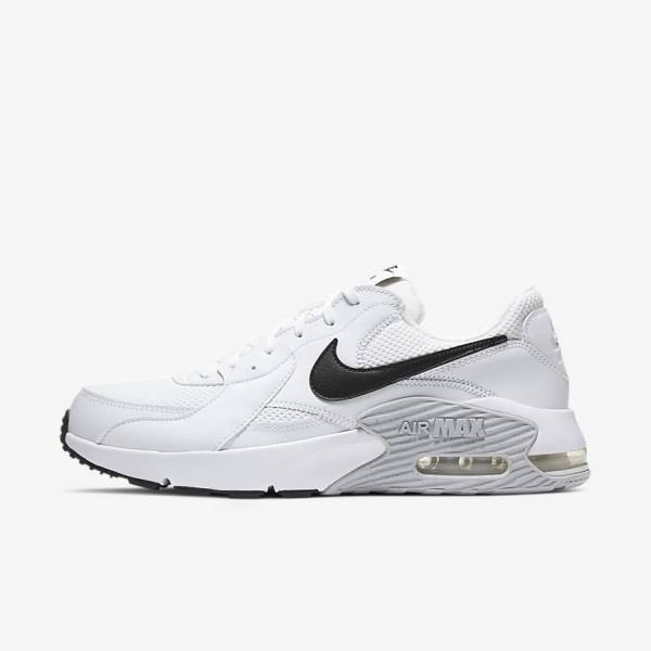 Scarpe Da Ginnastica Uomo Nike Air Max Excee Bianche Platino Nere | NK948FAG