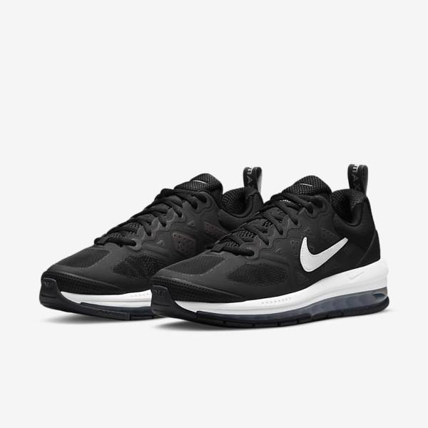 Scarpe Da Ginnastica Uomo Nike Air Max Genome Nere Grigie Scuro Bianche | NK295RWQ