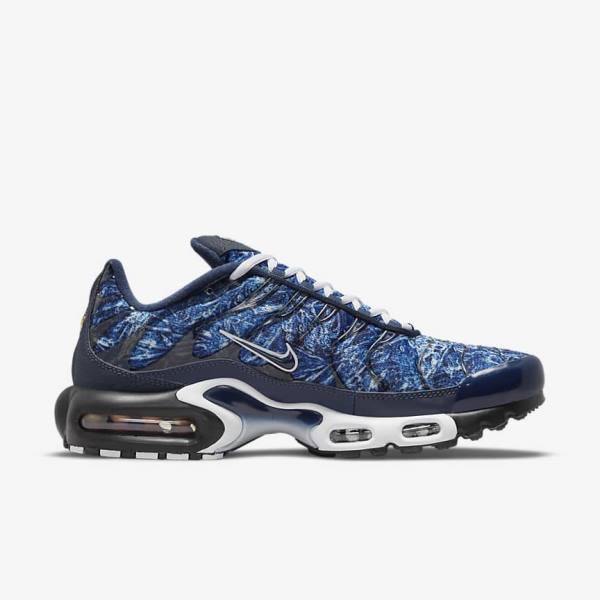 Scarpe Da Ginnastica Uomo Nike Air Max Plus Blu Marino Bianche Nere Blu Marino | NK170RIG