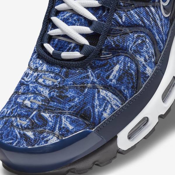 Scarpe Da Ginnastica Uomo Nike Air Max Plus Blu Marino Bianche Nere Blu Marino | NK170RIG