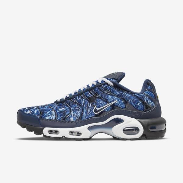 Scarpe Da Ginnastica Uomo Nike Air Max Plus Blu Marino Bianche Nere Blu Marino | NK170RIG