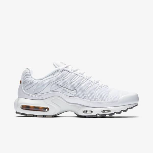 Scarpe Da Ginnastica Uomo Nike Air Max Plus Bianche Nere Grigie Bianche | NK294BIZ