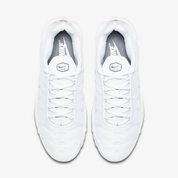 Scarpe Da Ginnastica Uomo Nike Air Max Plus Bianche Nere Grigie Bianche | NK294BIZ