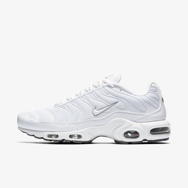 Scarpe Da Ginnastica Uomo Nike Air Max Plus Bianche Nere Grigie Bianche | NK294BIZ