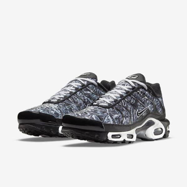 Scarpe Da Ginnastica Uomo Nike Air Max Plus Nere Bianche Grigie Scuro Nere | NK460DFE