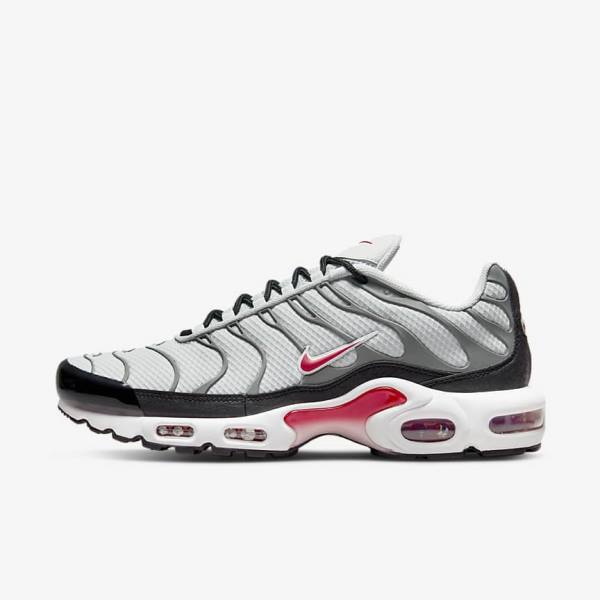 Scarpe Da Ginnastica Uomo Nike Air Max Plus Grigie Nere Rosse | NK537VQU