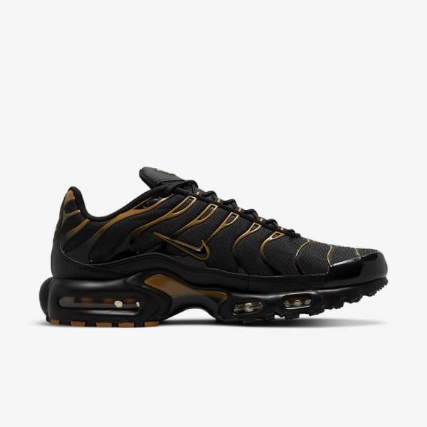 Scarpe Da Ginnastica Uomo Nike Air Max Plus Nere Marroni Oro | NK809EFN