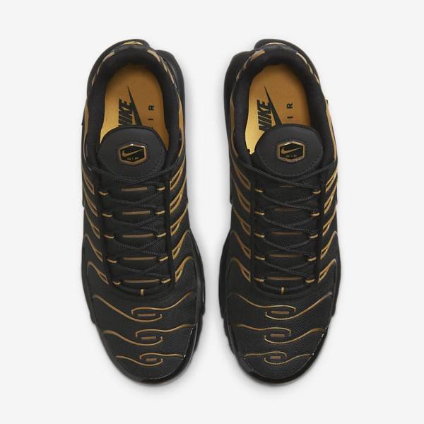 Scarpe Da Ginnastica Uomo Nike Air Max Plus Nere Marroni Oro | NK809EFN