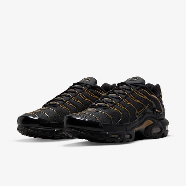 Scarpe Da Ginnastica Uomo Nike Air Max Plus Nere Marroni Oro | NK809EFN