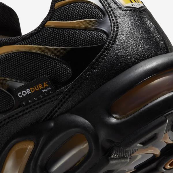 Scarpe Da Ginnastica Uomo Nike Air Max Plus Nere Marroni Oro | NK809EFN