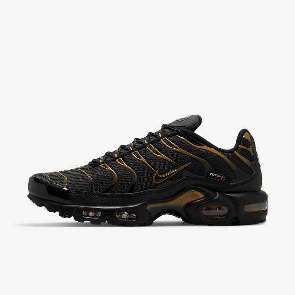 Scarpe Da Ginnastica Uomo Nike Air Max Plus Nere Marroni Oro | NK809EFN