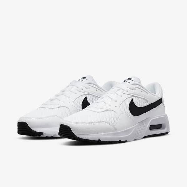 Scarpe Da Ginnastica Uomo Nike Air Max SC Bianche Nere | NK015KQM