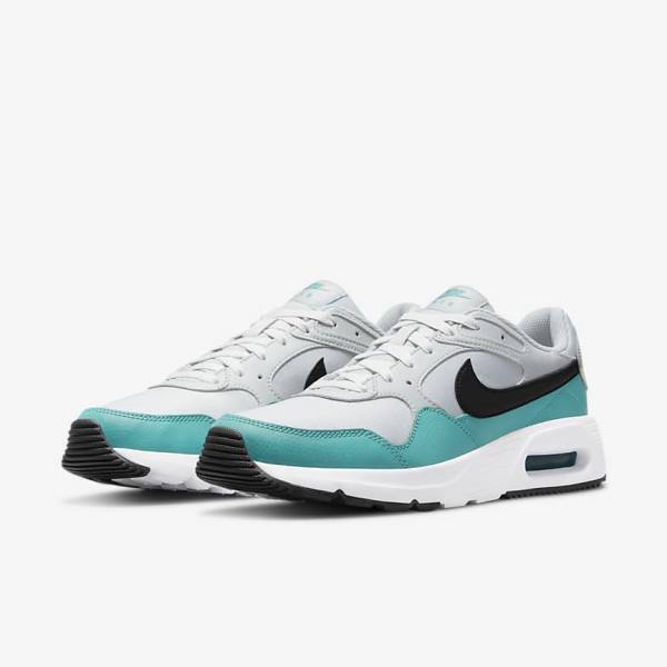 Scarpe Da Ginnastica Uomo Nike Air Max SC Verde Acqua Bianche Nere | NK302JUY