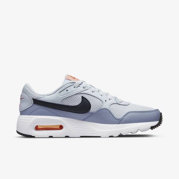 Scarpe Da Ginnastica Uomo Nike Air Max SC Platino Bianche Nere | NK796NZG