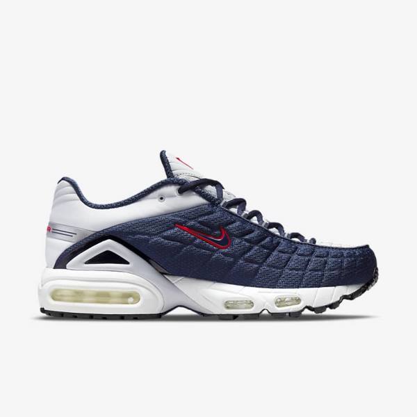 Scarpe Da Ginnastica Uomo Nike Air Max Tailwind V SP Blu Marino Platino Bianche Rosse | NK701BQN