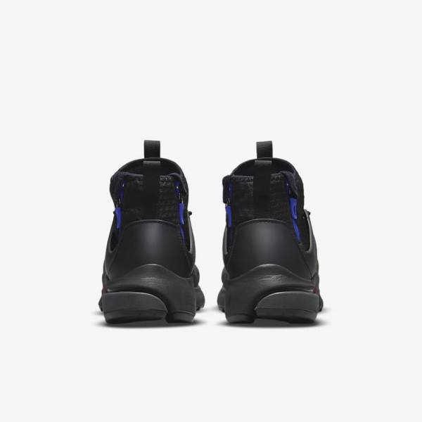 Scarpe Da Ginnastica Uomo Nike Air Presto Mid Utility Nere Grigie Scuro Blu Rosse | NK753LWV