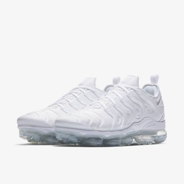 Scarpe Da Ginnastica Uomo Nike Air VaporMax Plus Bianche Platino Bianche | NK159ZAD