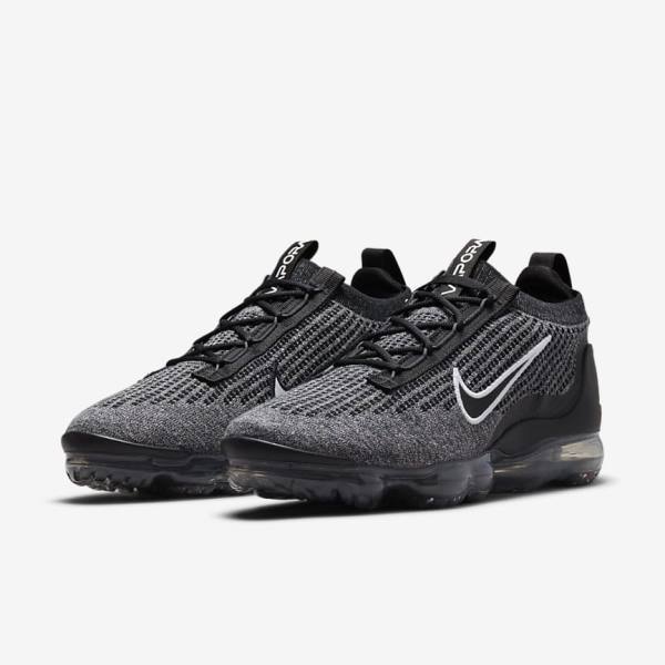 Scarpe Da Ginnastica Uomo Nike Air VaporMax 2021 FK Nere Bianche Grigie Scuro Nere | NK538BZT