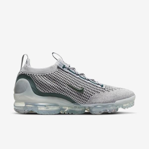 Scarpe Da Ginnastica Uomo Nike Air VaporMax 2021 FK SE Beige Chiaro Metal Argento Verde Acqua Scuro | NK795ART