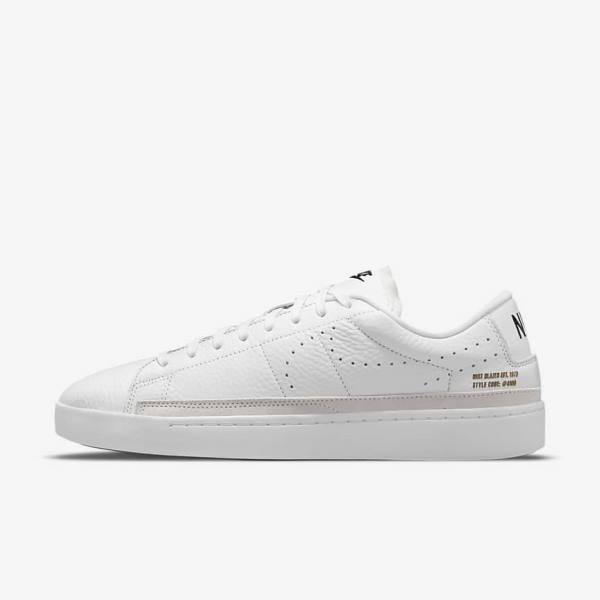 Scarpe Da Ginnastica Uomo Nike Blazer Low X Bianche Marroni Chiaro Nere | NK374BDL