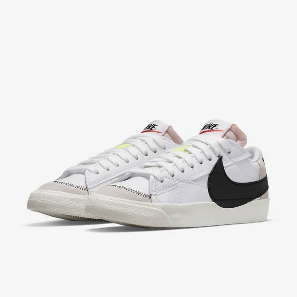 Scarpe Da Ginnastica Uomo Nike Blazer Low 77 Jumbo Bianche Nere | NK493MAI