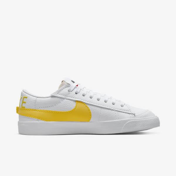 Scarpe Da Ginnastica Uomo Nike Blazer Low Jumbo Bianche Nere Arancioni | NK512RND