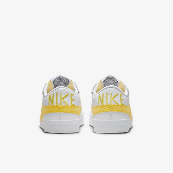 Scarpe Da Ginnastica Uomo Nike Blazer Low Jumbo Bianche Nere Arancioni | NK512RND