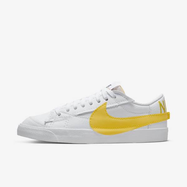 Scarpe Da Ginnastica Uomo Nike Blazer Low Jumbo Bianche Nere Arancioni | NK512RND