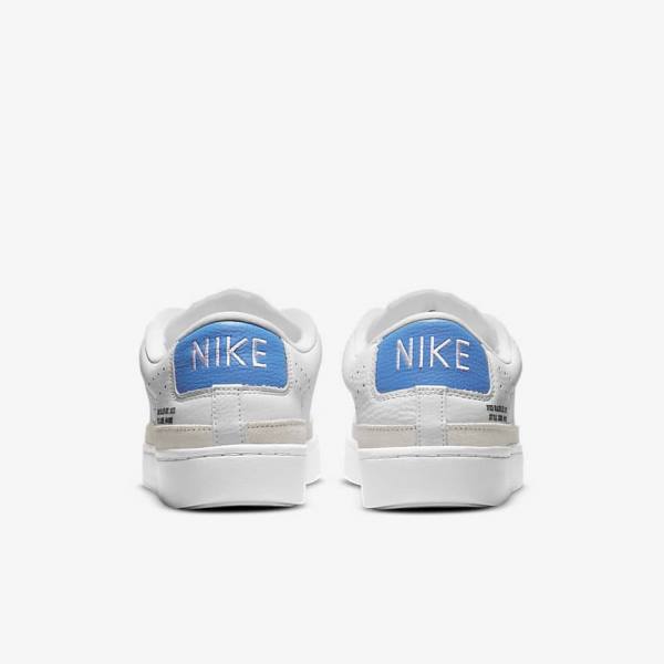 Scarpe Da Ginnastica Uomo Nike Blazer Low X Bianche Blu Chiaro Bianche | NK687MDK